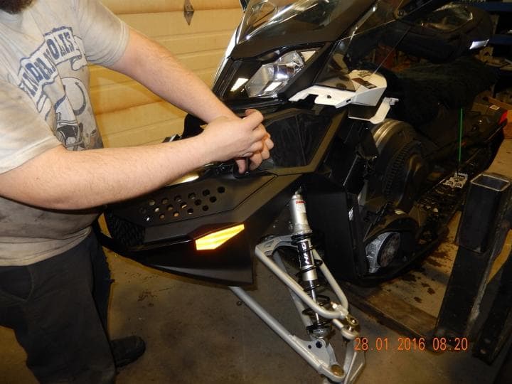 WheelTracker transferred to a 2013 GSX 600 E-TEC : our test goes on !