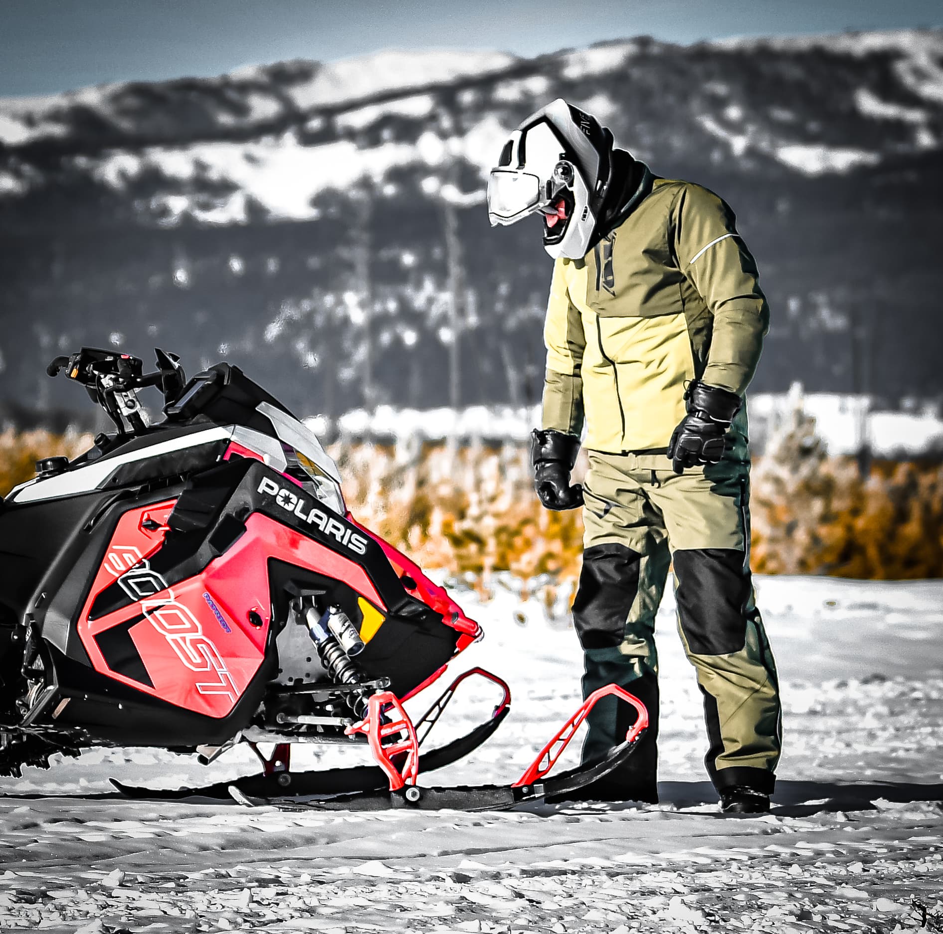 2023 Polaris: 850 BOOST on the trail!