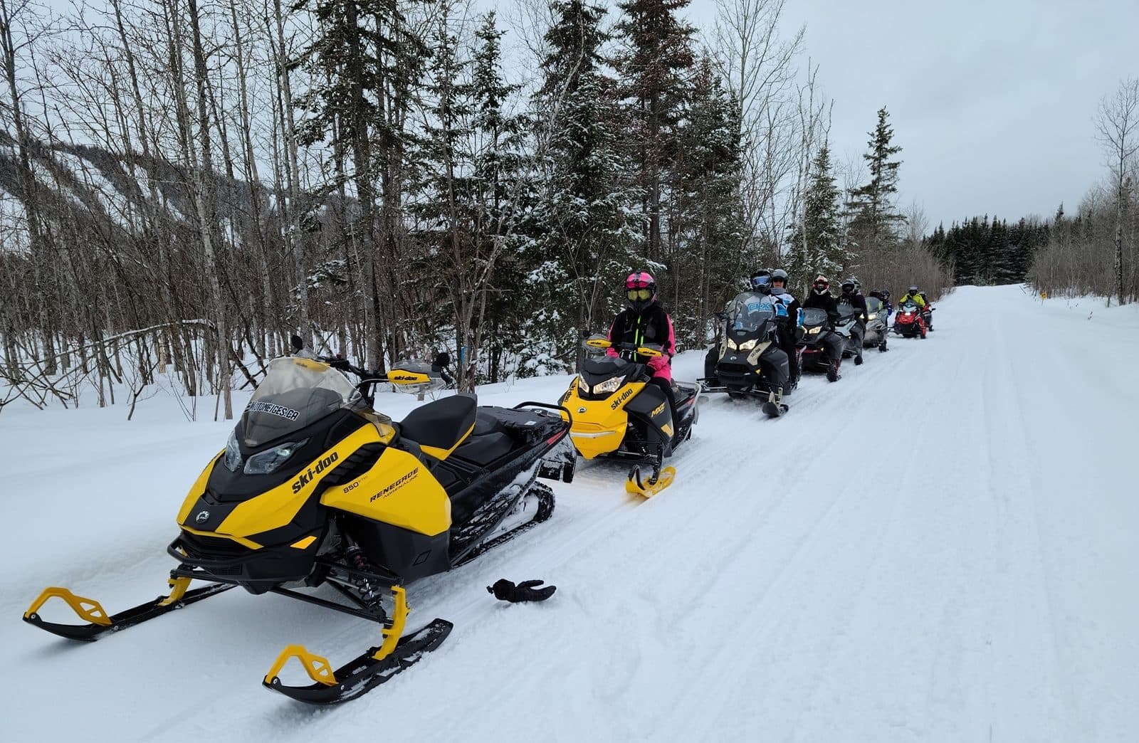 Snowmobilers Taking The Pledge