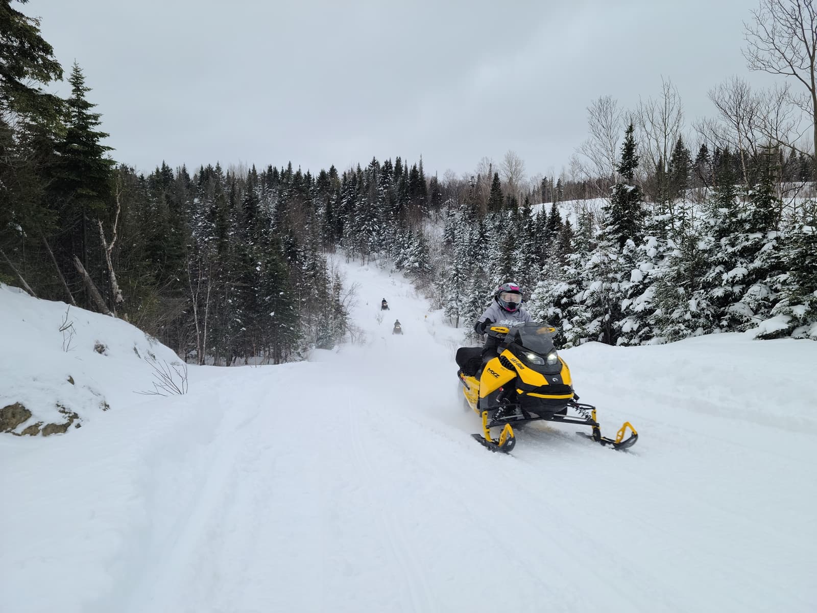 Patience snowmobilers, winter is coming back!