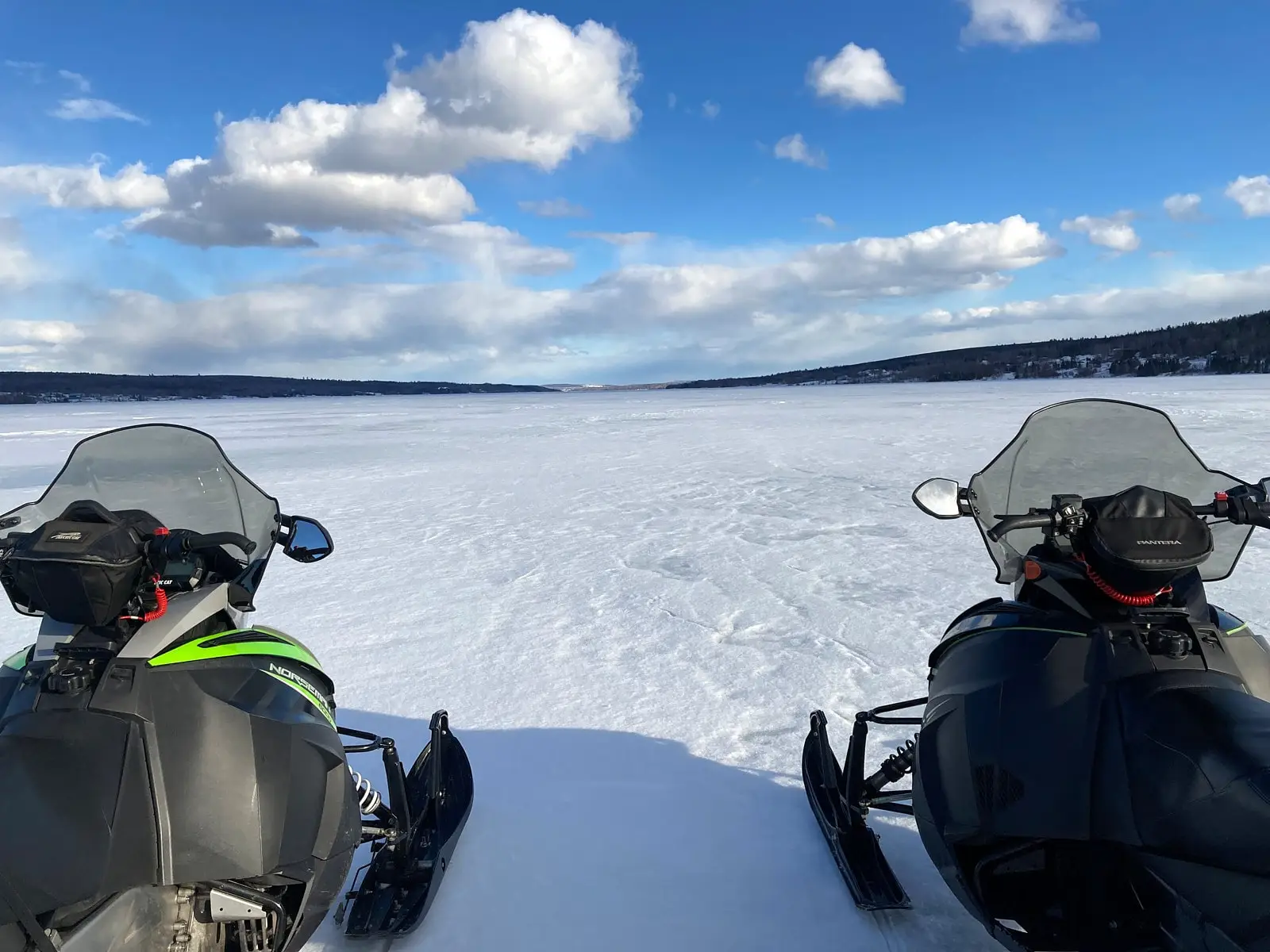 Riding on the Ocean: Snowmobiling New Brunswick’s Ice Trail to Lameque Island