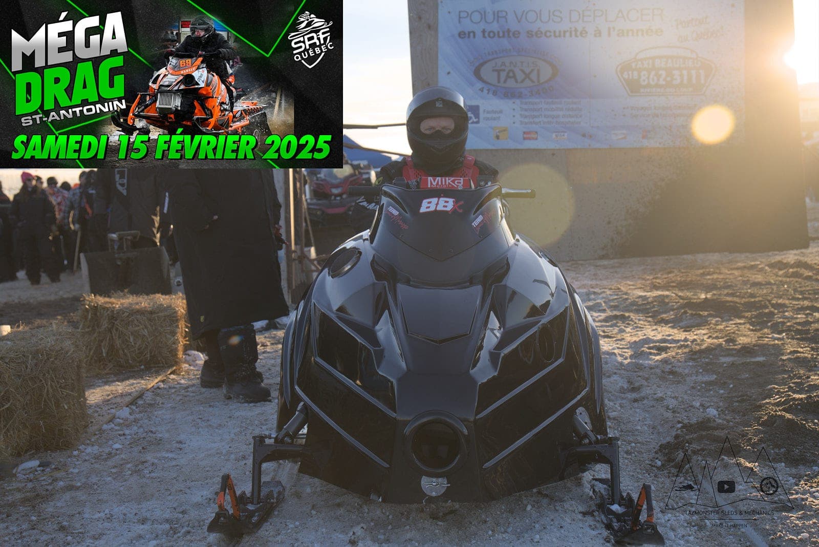 Méga Drag St-Antonin 2026: THE Snowmobile Drag Event in Bas-Saint-Laurent