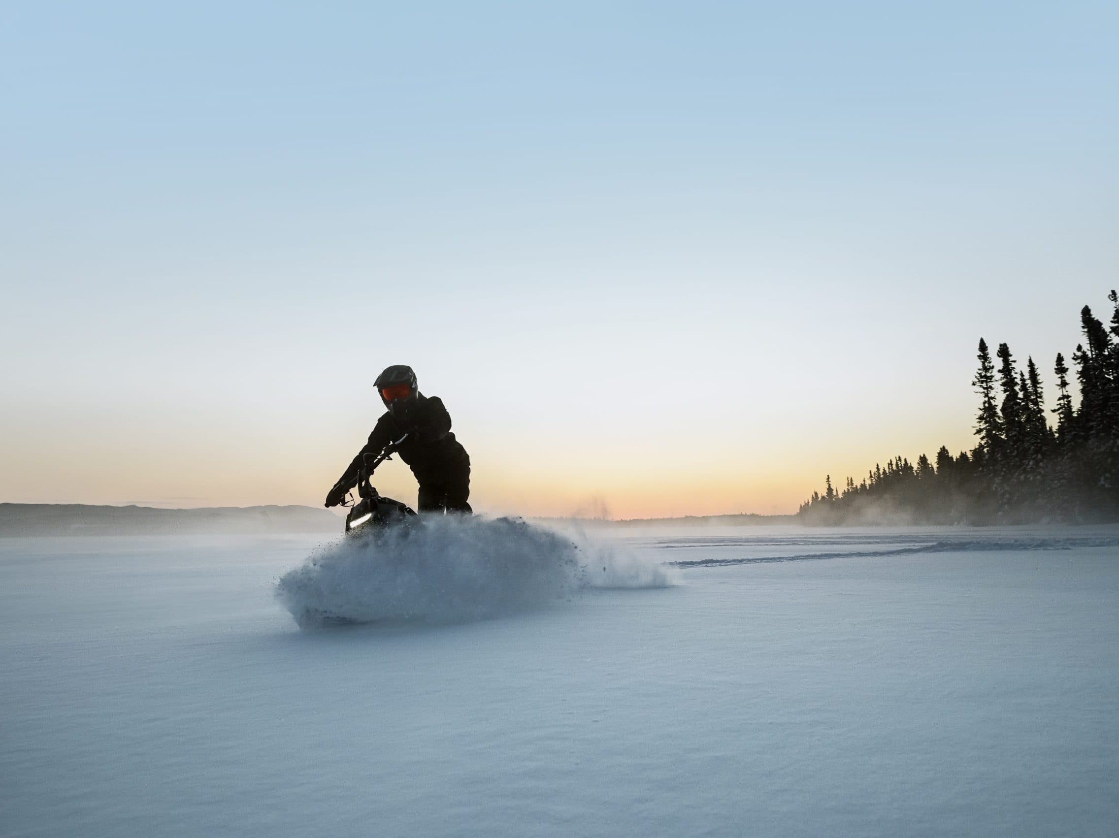 Widescape, a new stand-up snowmobile!