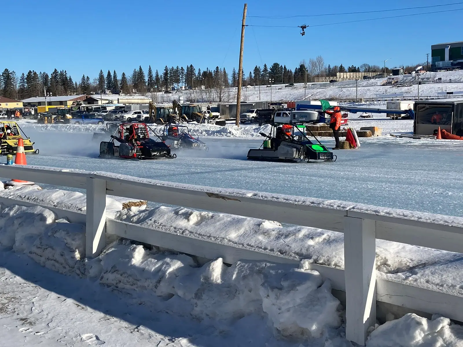 Maritime Snowmobile Championship Racing: Ice, Speed and Sunshine at Woodstock, NB