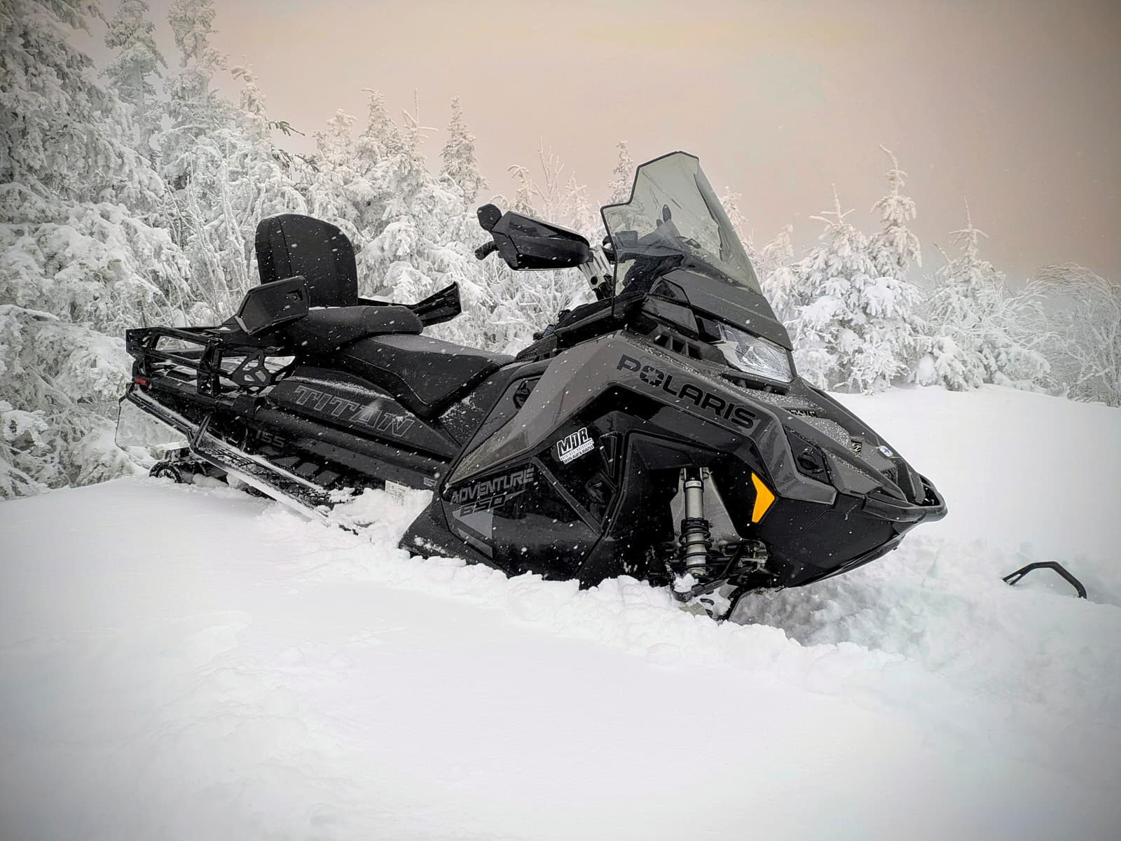 650 TITAN Adventure 2025: A Utility Snowmobile Combining Power, Comfort, and Versatility